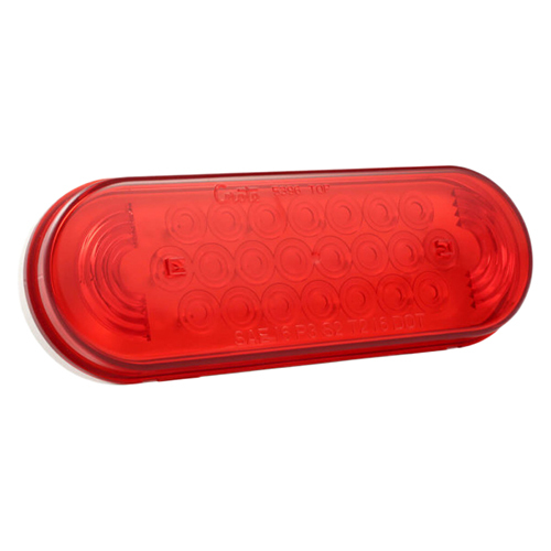 Grote Emergency Lighting, Red, Oval LED Strobe - 77362