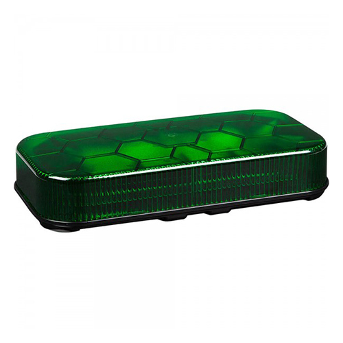 Grote Emergency Lighting, Green, LED Mini Light Bar S.A.E. Class I 12 to 24 V - 78024