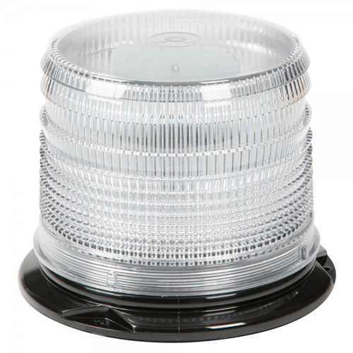 Grote Emergency Lighting, Amber, Clear Lens, LED Beacon S.A.E. Class I 12 to 24 V Low Lens 78030