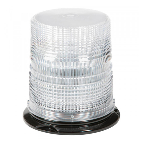 Grote Emergency Lighting, Amber, Clear Lens, LED Beacon S.A.E. Class I 12 to 24V High Lens 78050