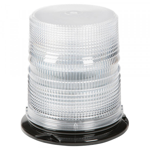 Grote Emergency Lighting, Amber/Blue, LED Beacon S.A.E. Class I 12 To 24 V High Lens - 78085