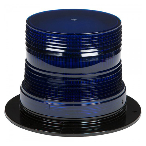 Grote Emergency Lighting, Blue, LED Beacon S.A.E. Class Iii 12 to 72V Compact Lens - 78095