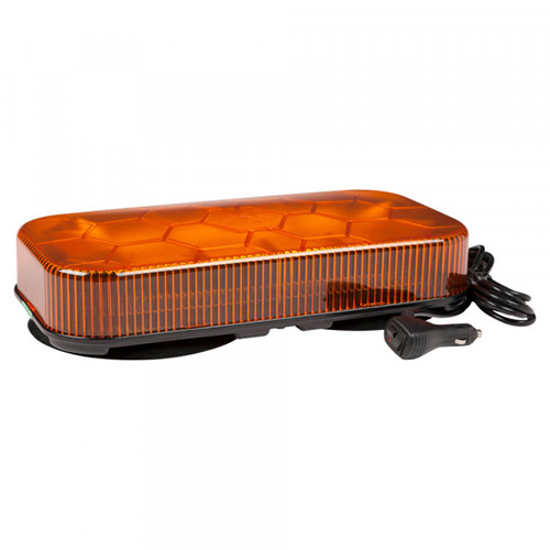 Grote Emergency Lighting, Amber, LED Mini Light Bar S.A.E. Class I 12 V Vacuum Magnetic - 78133