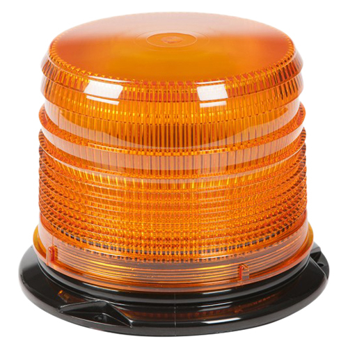 Grote Emergency Lighting, Amber, Medium Dome, LED Beacon, 3 Bolt/1" Pipe Mount, Class II 78853