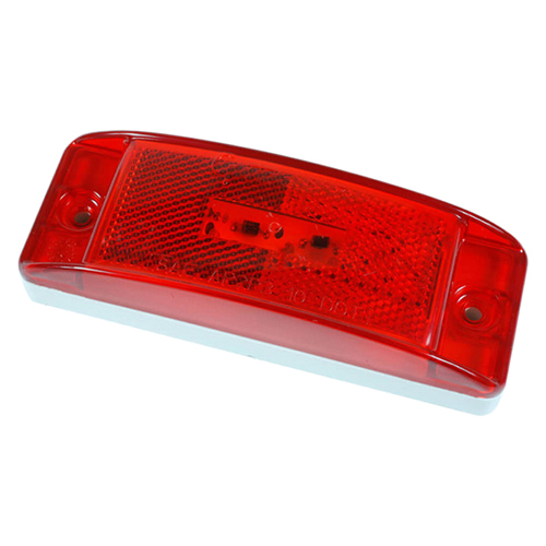 Grote Clearance/Marker Lamp, Red, Hi Count LED Lamp, Turtleback II Series - G2102