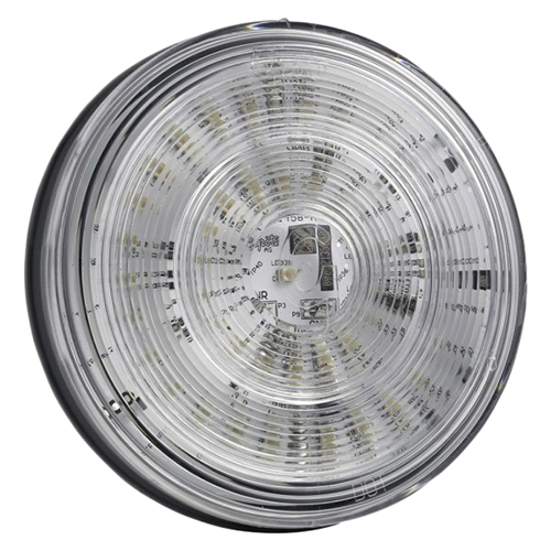 Grote Stop Tail Turn Lamp, Red, 4" Hi Count LED/ Female Pin, with Clearance Lens - G4022