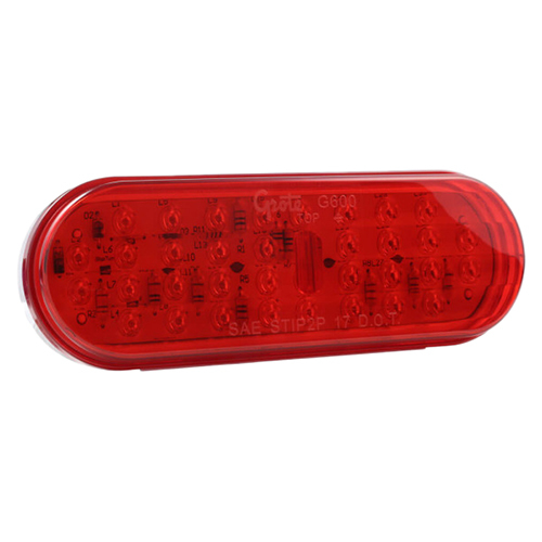 Grote Stop Tail Turn, Red, Hi Count Led, Oval - G6002