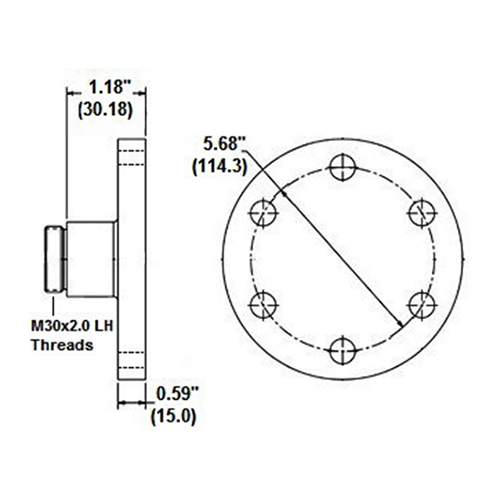 Horton Adaptor Shaft