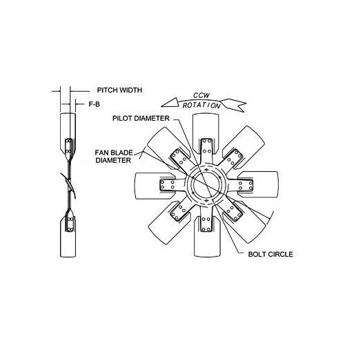 Horton CCW Steel Fan
