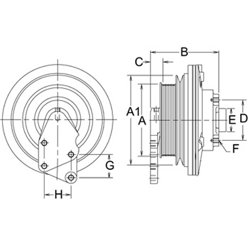 Horton 791025 Engine Cooling Fan Clutch