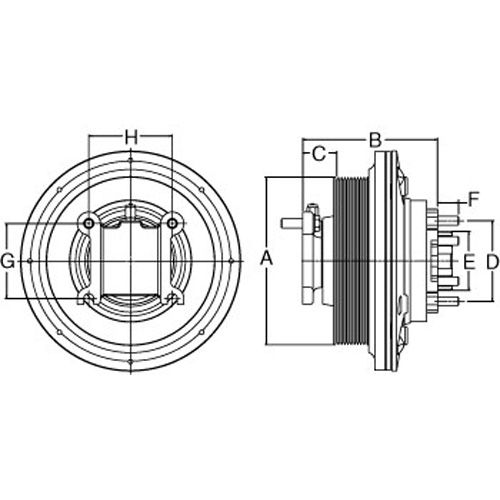Horton HTS ADV CLUTCH-REMAN 10K 06.77