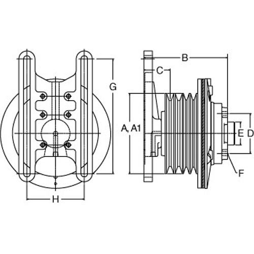 Horton HTS ADV CLUTCH-REMAN 4 GRV 07.00