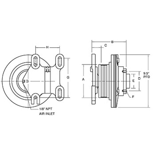 Horton HTS ADV CLUTCH-REMAN 8K 06.00