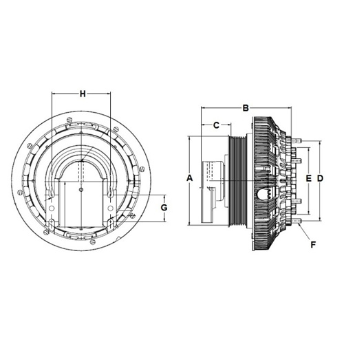 Horton 798193 Engine Cooling Fan Clutch