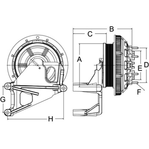 Horton 799455-2 Engine Cooling Fan Clutch