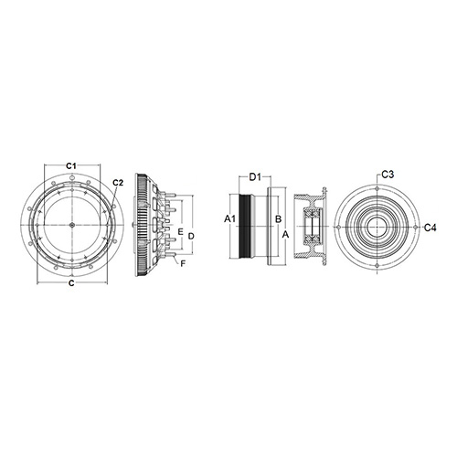 Horton DM Advantage 2-Speed Reman Clutch Pack and Pulley Assembly