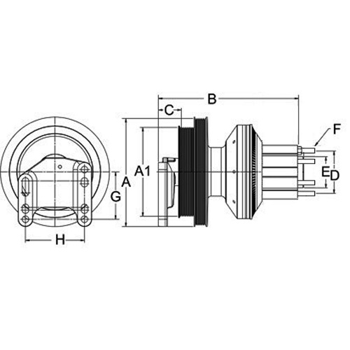 Horton 79A7229 Engine Cooling Fan Clutch