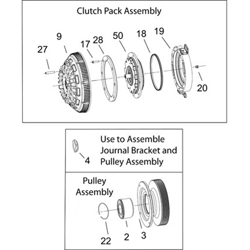 Horton 79A7929 Engine Cooling Fan Clutch Pulley