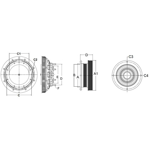 Horton 79A7992 Engine Cooling Fan Clutch Pulley
