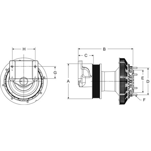 Horton 79A8120 Engine Cooling Fan Clutch