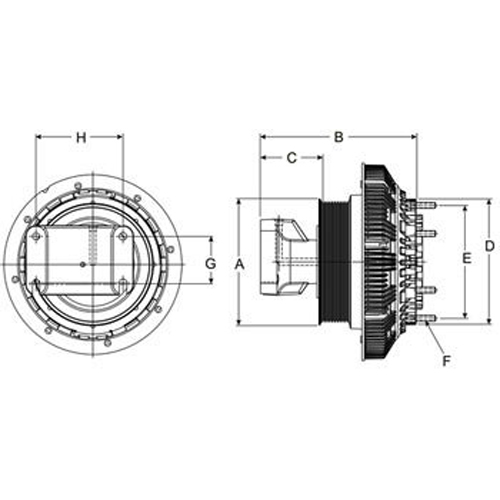 Horton 79A8124 Engine Cooling Fan Clutch