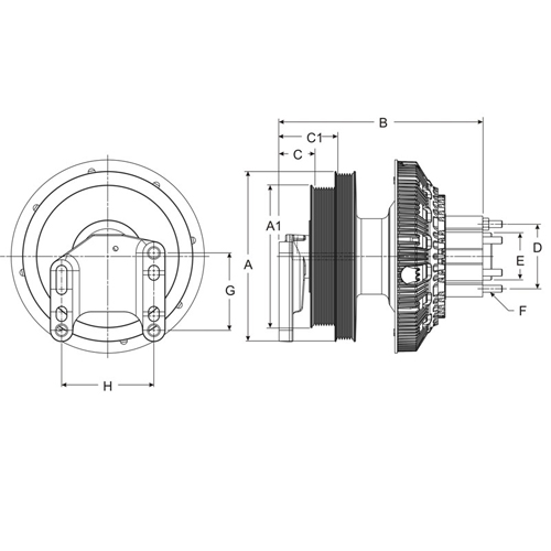 Horton 79A8165-2 Engine Cooling Fan Clutch