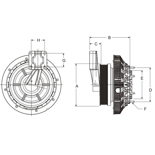 Horton 79A8189 Engine Cooling Fan Clutch