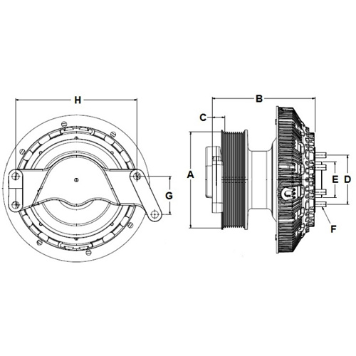 Horton 79A8210 Engine Cooling Fan Clutch