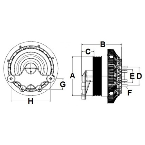 Horton 79A8217 Engine Cooling Fan Clutch