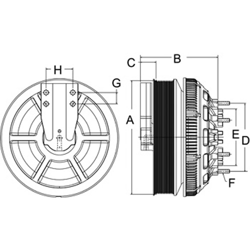 Horton 79A8606-2 Engine Cooling Fan Clutch