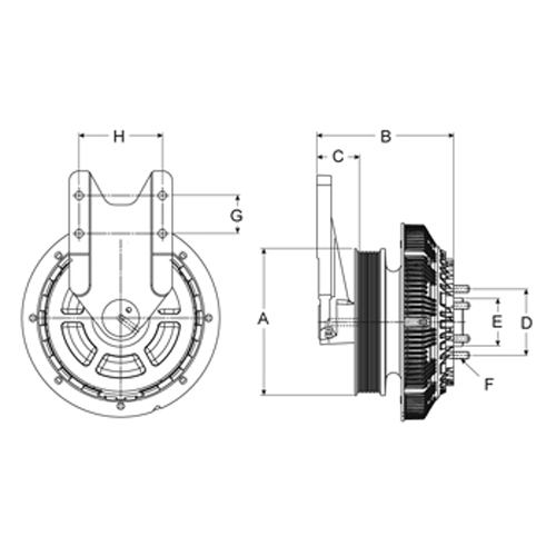 Horton 79A8652-2 Engine Cooling Fan Clutch