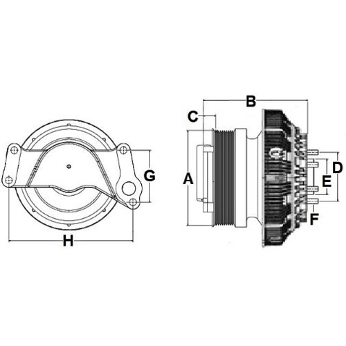Horton 79A8655-2 Engine Cooling Fan Clutch