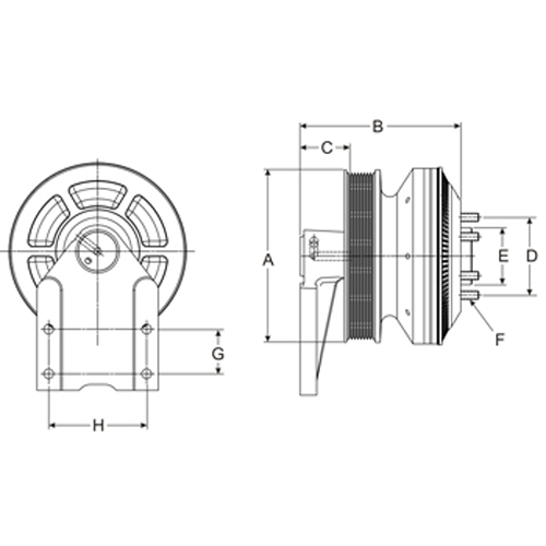 Horton 79A8657-2 Engine Cooling Fan Clutch