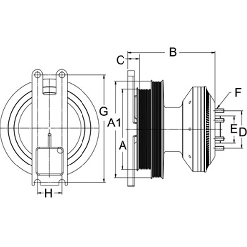 Horton 79A9034-2 Engine Cooling Fan Clutch