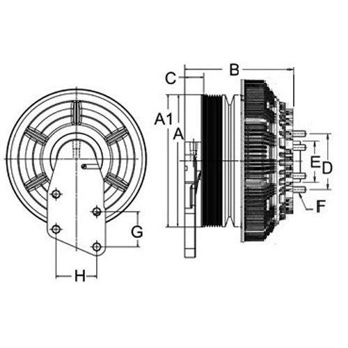 Horton 79A9037-2 Engine Cooling Fan Clutch
