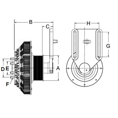 Horton 79A9041-2 Engine Cooling Fan Clutch