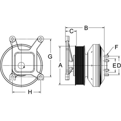 Horton 79A9049 Engine Cooling Fan Clutch