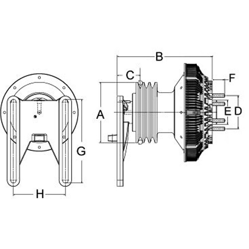Horton 79A9067-2 Engine Cooling Fan Clutch