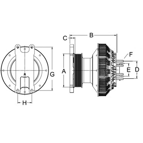 Horton 79A9068-2 Engine Cooling Fan Clutch