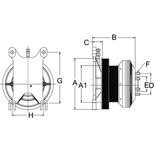 Horton 79A9092 Engine Cooling Fan Clutch