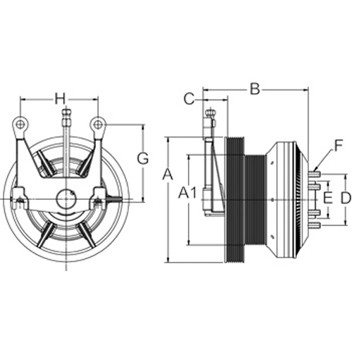 Horton 79A9093 Engine Cooling Fan Clutch
