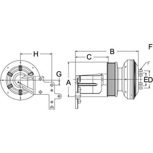 Horton 79A9101 Engine Cooling Fan Clutch