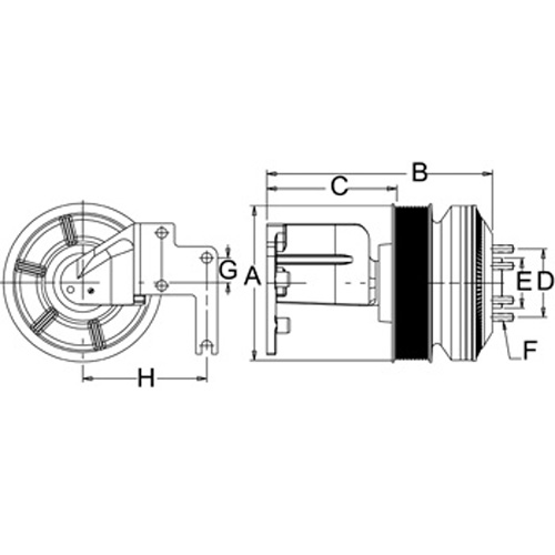 Horton 79A9326-2 Engine Cooling Fan Clutch