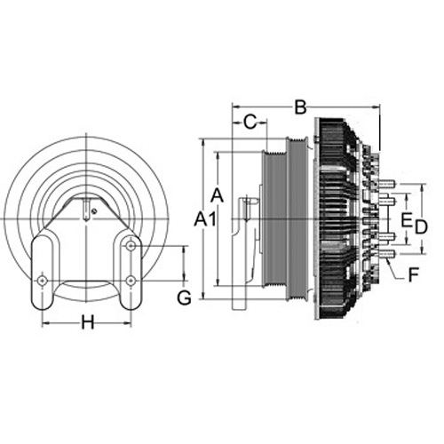 Horton 79A9327-2 Engine Cooling Fan Clutch