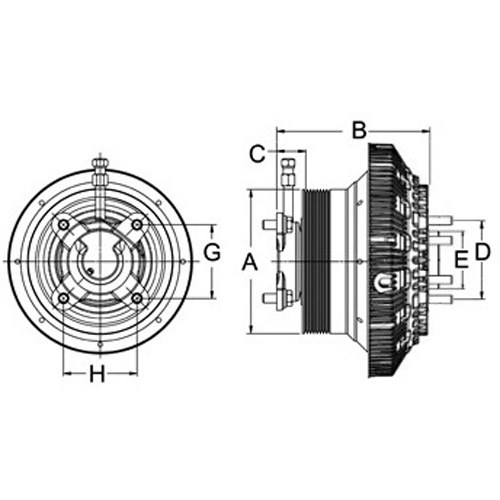 Horton 79A9335-2 Engine Cooling Fan Clutch