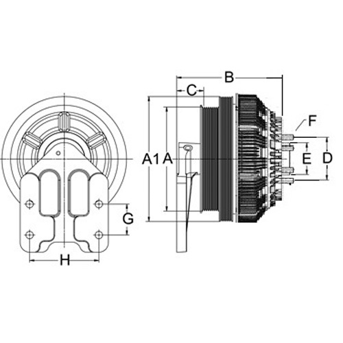 Horton 79A9361-2 Engine Cooling Fan Clutch
