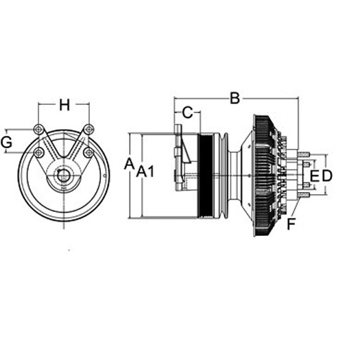 Horton 79A9444-2 Engine Cooling Fan Clutch