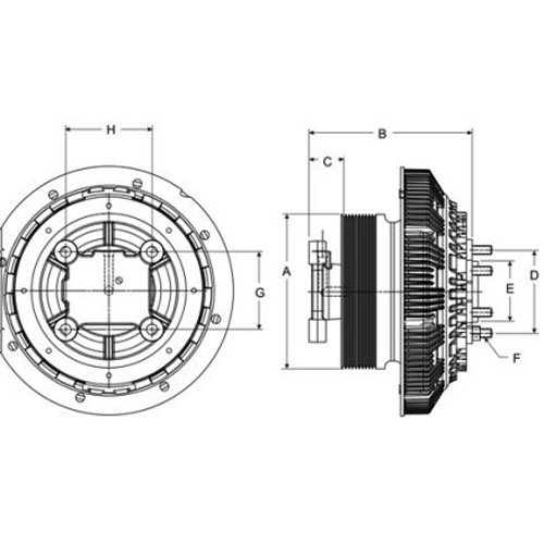 Horton 79A9463-2 Engine Cooling Fan Clutch