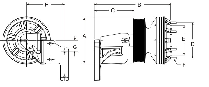 Horton 79A9595 Engine Cooling Fan Clutch