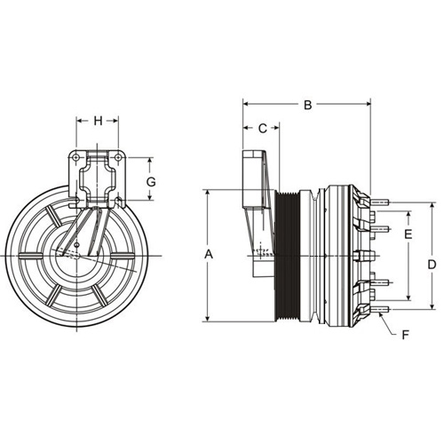 Horton 79A9649 Engine Cooling Fan Clutch